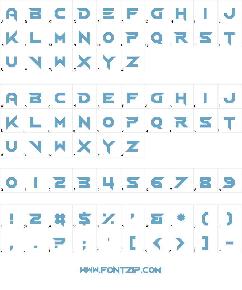 Vermin Verile Font Character